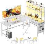 Gaming bureau - Gaming desk - Gaming tafel - 150x100 cm - Wi, Verzenden