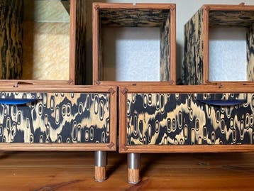 Kabinet - Platenkast - Hout - Platenkast