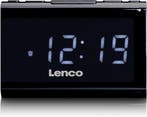 Wekkerradio - Digitale wekker - Alarmklok - Zwart - Lenco -, Verzenden, Nieuw