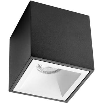 Pragmi Cliron Pro Opbouwspot GU10 - Mat Zwart/Wit - Aluminiu, Verzenden, Nieuw