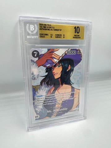 Bandai - 1 Graded card - One Piece - Ms. All Sunday SP