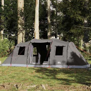 vidaXL Tunneltent 6-persoons waterdicht bruin, Verzenden, Nieuw