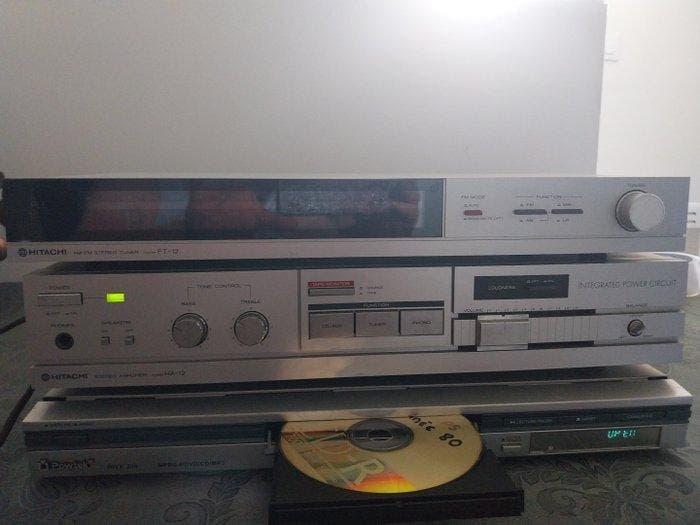 Hitachi, Powtek - HA-12 - FT-12 - DIVX 200 Stereoset -, Audio, Tv en Foto, Radio's