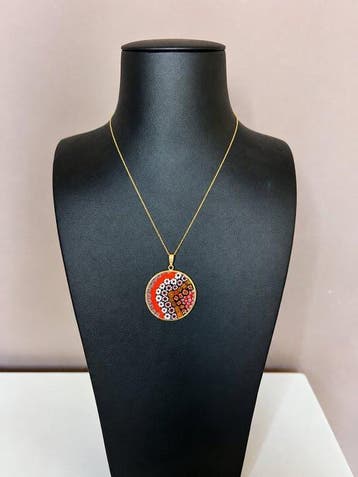 Argent - Collier - Or 24 carats Collier Murano