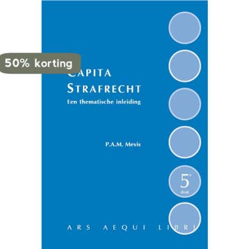 Capita Strafrecht 9789069165837 P.A.M. Mevis, Verzenden, Gelezen, P.A.M. Mevis