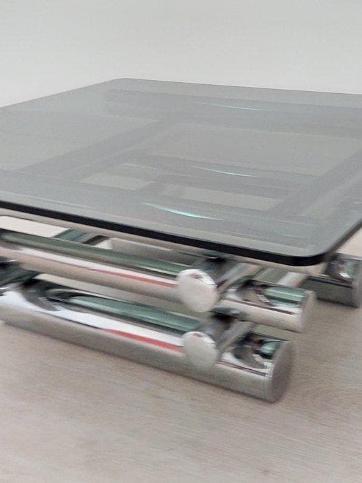 Middentafel - Glas, Metaal - Basis bestaande uit, Antiquités & Art, Art | Objets design