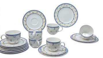 Villeroy & Boch - Koffie- en theeservies (18) - Adeline -, Antiek en Kunst