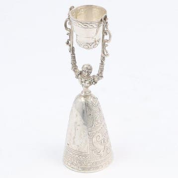 Louis Premselaar - Bruidsbeker - Tasse - Argent 835, Antiek en Kunst