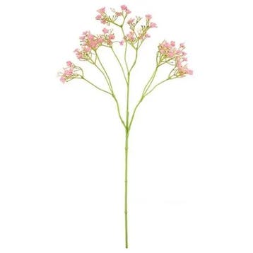Chloe Gipskruid Vintage Roze kunstbloem 70 cm per stuk, Nieuw
