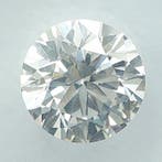 1 pcs Diamant (Natuurlijk) - 0.58 ct - Rond - H - SI2 -, Nieuw
