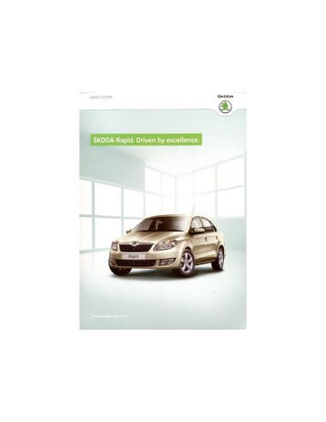 2014 SKODA RAPID BROCHURE ENGELS (INIDA), Ophalen of Verzenden, Nieuw