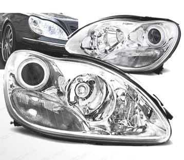 PHARES MERCEDES W220 CLASSE S 98-02 XENON CHROMÉ, Verzenden, Nieuw