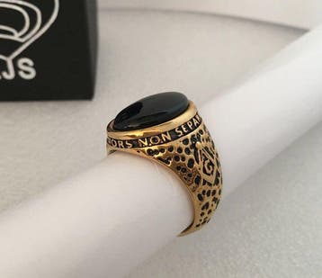 Noble Square & Compass Onyx noir loge du grade maçonnique, Verzamelen