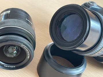 Sony 550 + SAL 18-55 + Tamron 70-210 Digitale camera, Nieuw