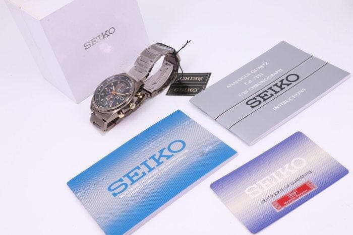 Seiko - Chronograph 100M Chronosphere - Zonder, Handtassen en Accessoires, Horloges | Heren