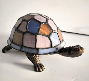 Lamp - Glas, Metaal - Tiffany-stijl