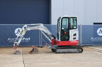 Veiling: Minigraver Takeuchi TB325R Diesel 16.5kW 2021, Ophalen