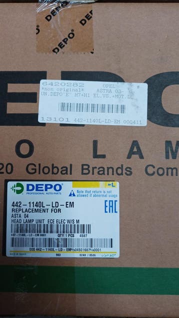 Koplamp Opel Astra H (L) | Retour deal | Sla je slag, Verzenden, Nieuw, Opel