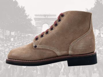 Replica van de US ww2 Roughout combat shoes, Collections, Ophalen of Verzenden, Kleding of Schoenen