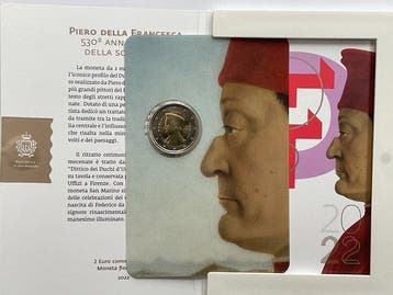 Saint-Marin. 2 Euro 2022 Piero della Francesca + Canova