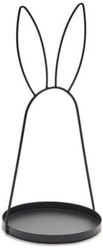 Dienblad metalen frame haas konijn bunny ear 40 cm hoog ø18, Nieuw