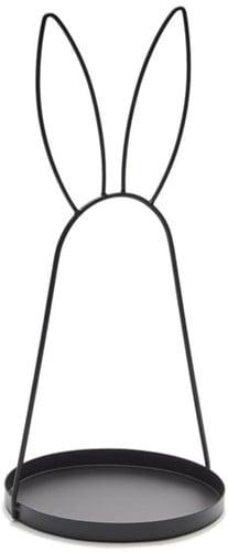Dienblad metalen frame haas konijn bunny ear 40 cm hoog ø18, Huis en Inrichting, Nieuw