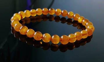 Amber Vintage Zeer Zeldzame Kleur Baltische Amber Armband -