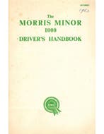 1960 MORRIS MINOR 1000 INSTRUCTIEBOEKJE ENGELS