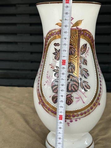 Vaas - boheemsglas, Antiek en Kunst, Antiek | Glaswerk en Kristal
