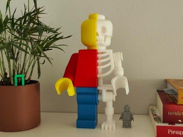 Lego - Half Minifigure Half Skeleton - Big Minifigure -, Kinderen en Baby's, Speelgoed | Duplo en Lego, Nieuw