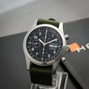 Hamilton - Lancaster Chronograph - Heren - 2000-2010, Bijoux, Sacs & Beauté