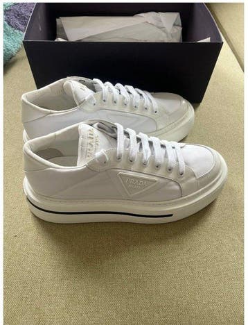 Prada - Prada Sneaker - High-top sneakers - Maat: EU 42.5, Nieuw
