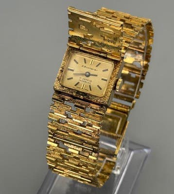 E. Bucherer - Brutalist Secret Watch – Hidden Dial – 17