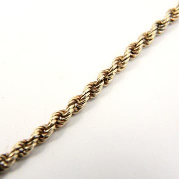 Handmade - Halsketting - Rope chain - 14,34gram goud -, Nieuw