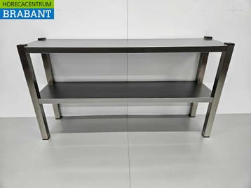 HCB RVS Dubbele Etagère Brug Premium-line 120 cm Horeca, Ophalen of Verzenden