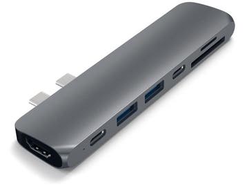 Satechi USB-C Pro Hub - 4K HDMI - Spacegrijs, Verzenden