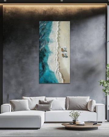 Clelia - Shoreline Reverie, Antiquités & Art, Art | Peinture | Moderne