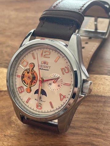 Orient - Open Heart Moonphase - Sans prix de réserve - Homme, Nieuw