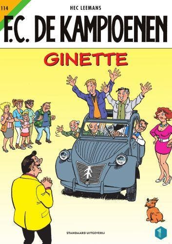 Ginette / F.C. De Kampioenen / 114 9789002271854 Hec Leemans, Boeken, Stripverhalen, Zo goed als nieuw, Verzenden
