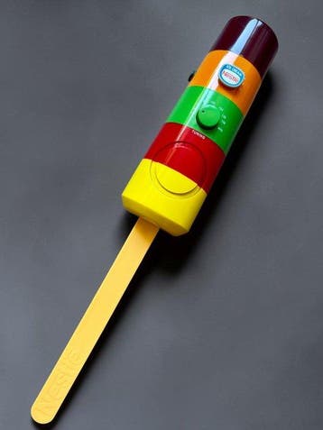 Nestlé Fruit Ice Lolly -1990- 40cm - New condition Radio
