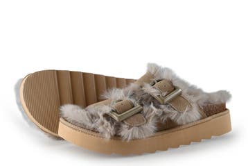Colors of California Slippers in maat 41 Beige, Slippers, Verzenden, Beige, Zo goed als nieuw
