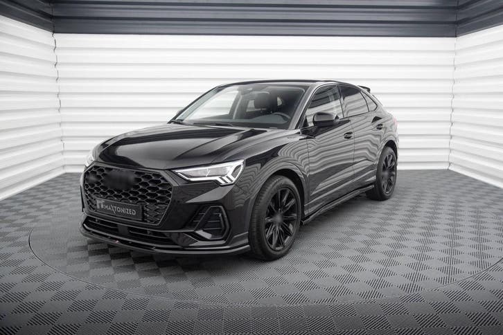 Front splitter V.1 voor Audi Q3 F3 Sportback, Auto diversen, Tuning en Styling, Ophalen of Verzenden