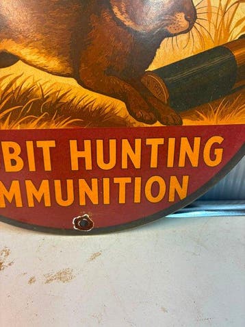 Remington Rabbit Hunting Ammunition – Emaille Jachtreclame