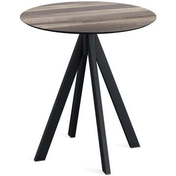 Inklapbare Tafel | INFINITY | HPL/RVS | Houtlook Blad |, Verzenden