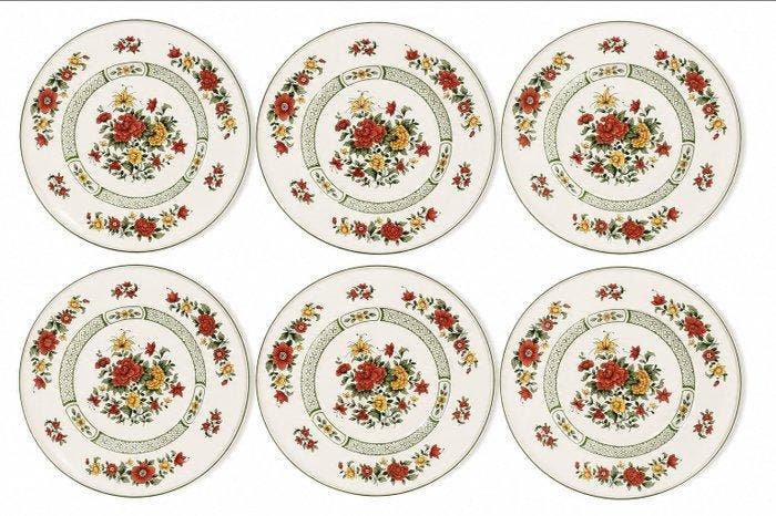 Villeroy & Boch - 6 Grandes Assiettes Luxe - Tafelservies, Antiek en Kunst, Antiek | Meubels | Tafels