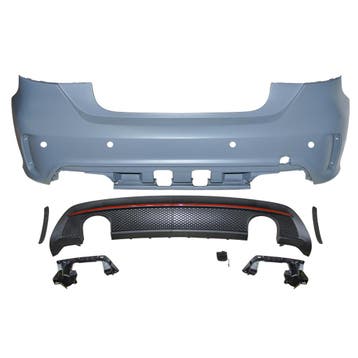 Carnamics Achterbumper | Mercedes-Benz A-klasse 12-15 5-d (W, Auto-onderdelen, Verzenden, Nieuw