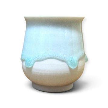 Tetsuya Kobayashi – Kasama-yaki Yunomi-kop met pale celadon