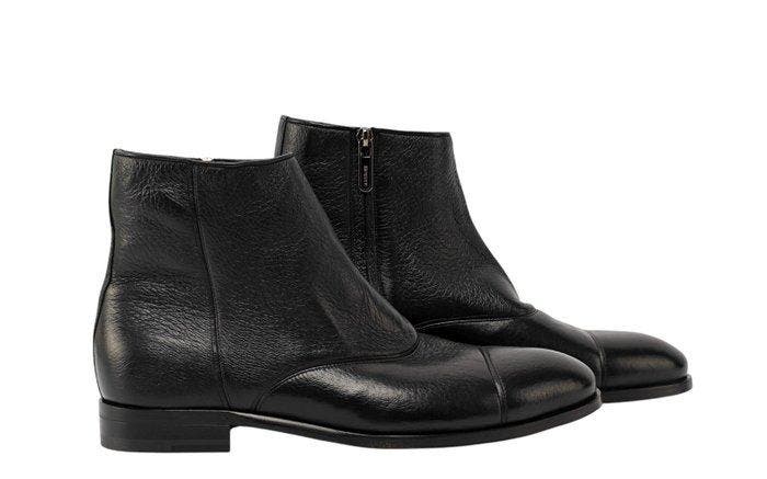 TESTONI - 8 UK - 42 IT - Ankle Boot Shoes Deerskin / Lining, Kleding | Heren, Schoenen