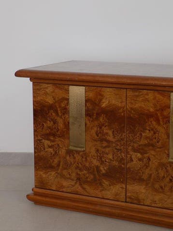 Italiaans design Drieluik (3) - Wortelnotenhout - 1970-1980, Antiek en Kunst