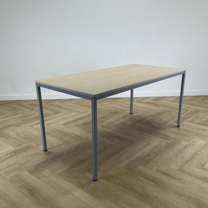 kantinetafel 160x80 cm,  licht eiken - grijs, Zakelijke goederen, Kantoor en Winkelinrichting | Kantoormeubilair en Inrichting
